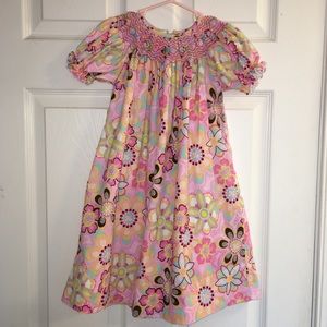 cordoruy smocked dress